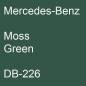 Preview: Mercedes-Benz, Moss Green, DB-226.